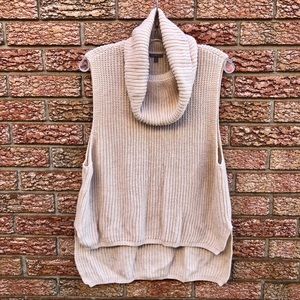 Sleeveless Turtleneck Sweater